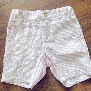 JANIE AND JACK SEERSUCKER PINK BOYS SHORTS SZ. 5